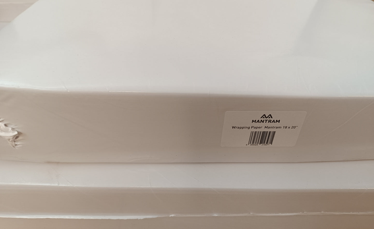 Premium White Wrapping Paper 18x20 inch - 10 Kg/pack