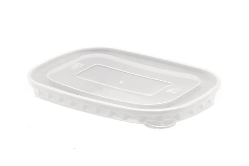 500ml Rectangular Kraft Deli Containers and Lids - 300pcs/box