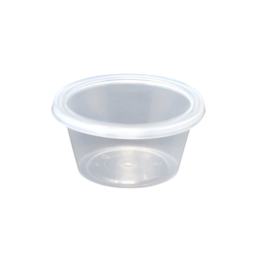 4oz/100ml Sauce Pots and Lids - 1000Pc/box