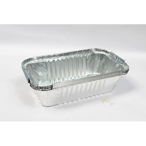 No.6 Aluminium Foil Food Containers & Lids (660ml)