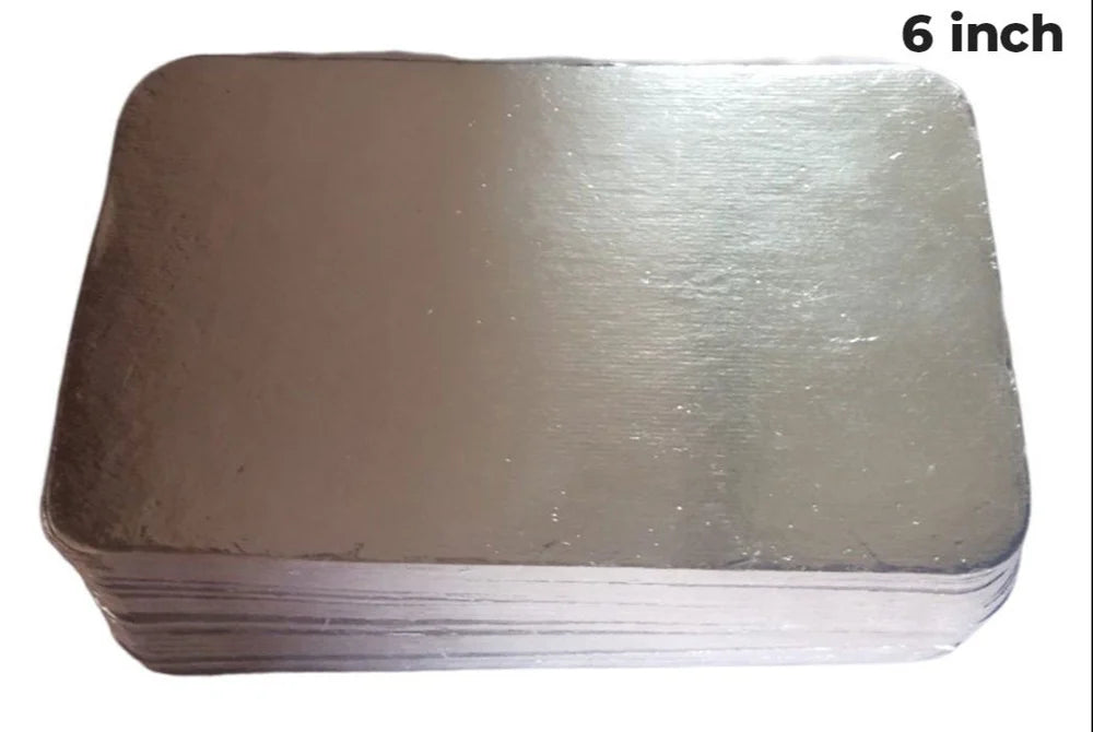 Foil lined board Lids For Aluminium Container No.6 - 500/box