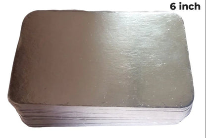 Foil lined board Lids For Aluminium Container No.6 - 500/box