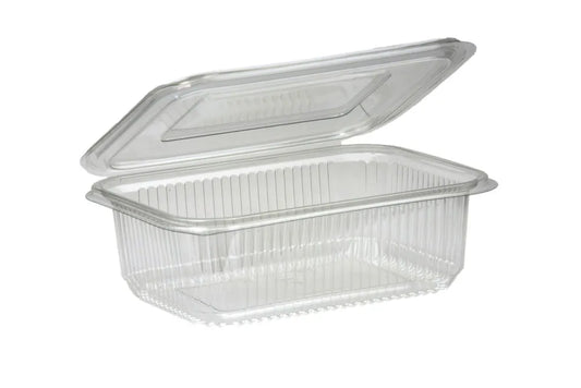 750ml Rectangular Hinged Lid Salad Container - 750cc - 240pcs