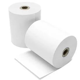 Thermal 80x80MM Plain White BPA Free Till Roll - 20 rolls