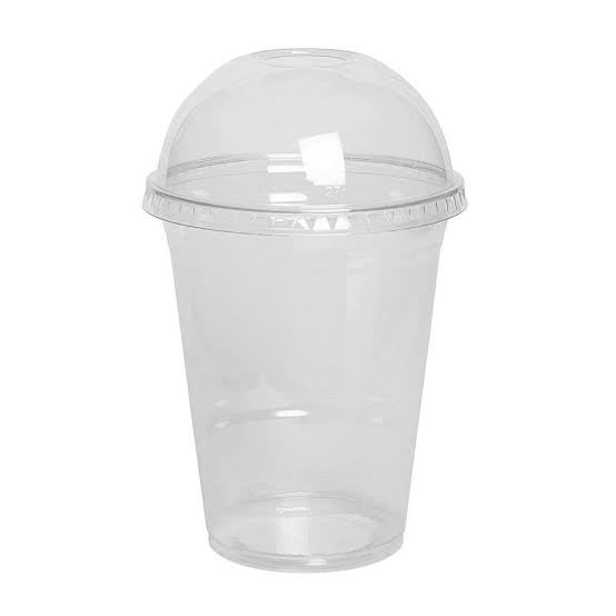 8oz Clear Smoothie cups and Dome Lids - 80 Dia - 1000pcs