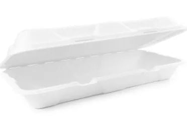 12x6” Bagasse Clamshell - 250pcs