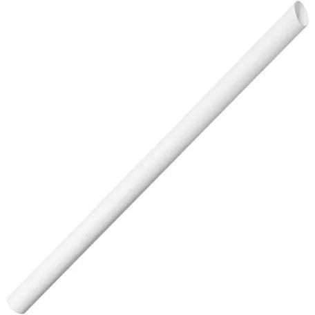 Biodegradable Disposable Boba Straws – Jumbo Straight Smoothie & Milkshake Drinking Straws, Wide Bubble Tea Straws for Boba