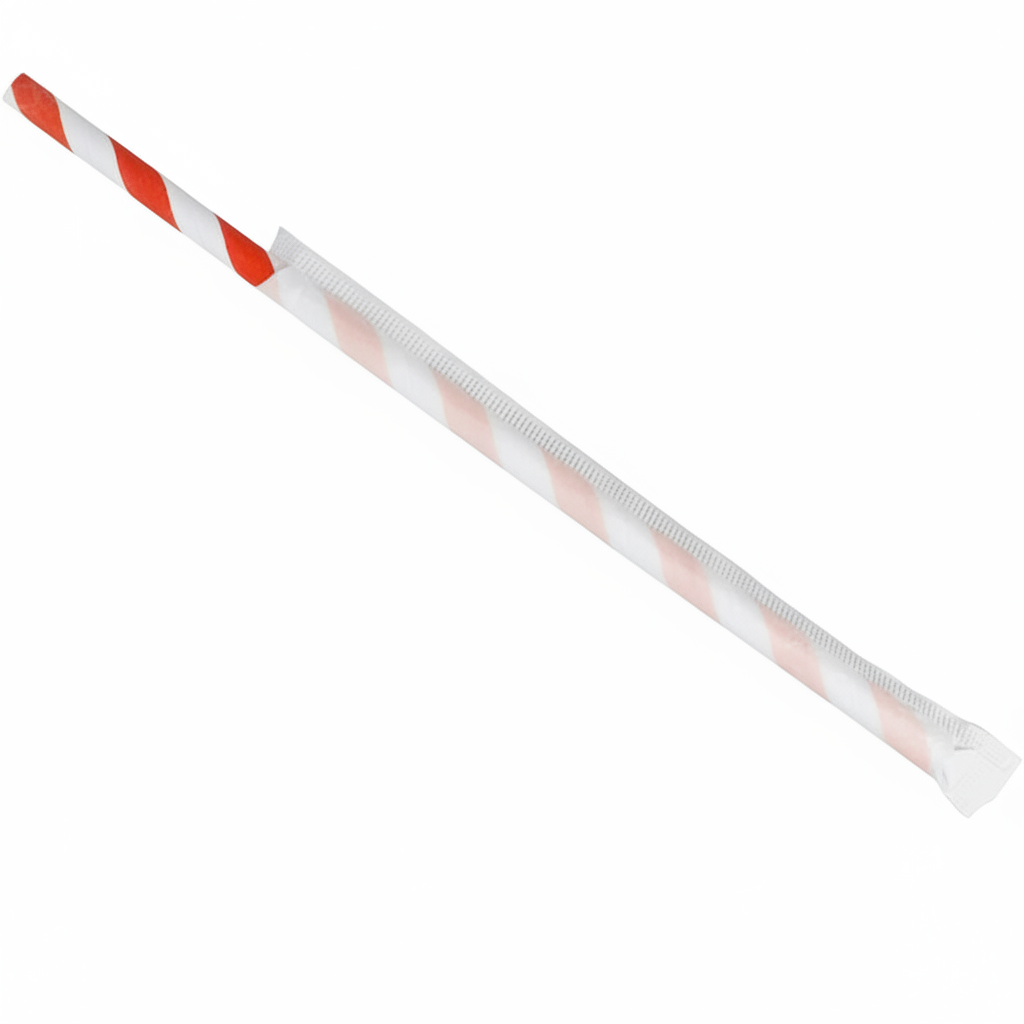 Biodegradable Disposable Boba Straws – Jumbo Straight Smoothie & Milkshake Drinking Straws, Wide Bubble Tea Straws for Boba