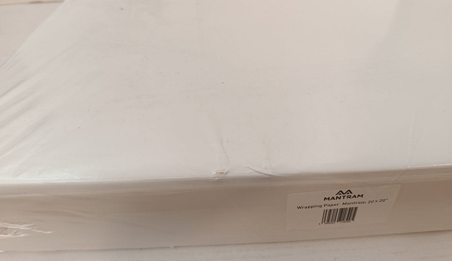 Premium White Wrapping Paper 20x20 inch - 10 Kg/pack