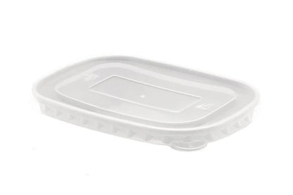 500ml Rectangular Kraft Deli Containers and Lids - 300pcs/box