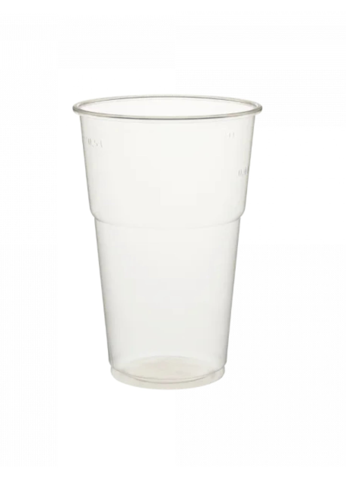 Disposable Pint Glass 20oz To The Brim - 1000 Pack
