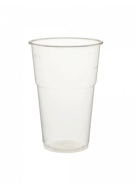 Disposable Pint Glass 20oz To The Brim - 1000 Pack